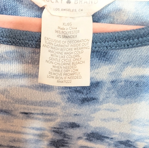 Lucky Brand lounge top xL - Picture 3 of 4